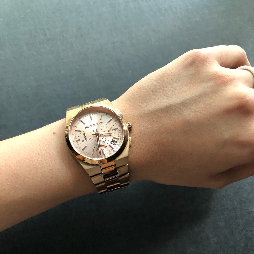 Michael Kors rose gold watch